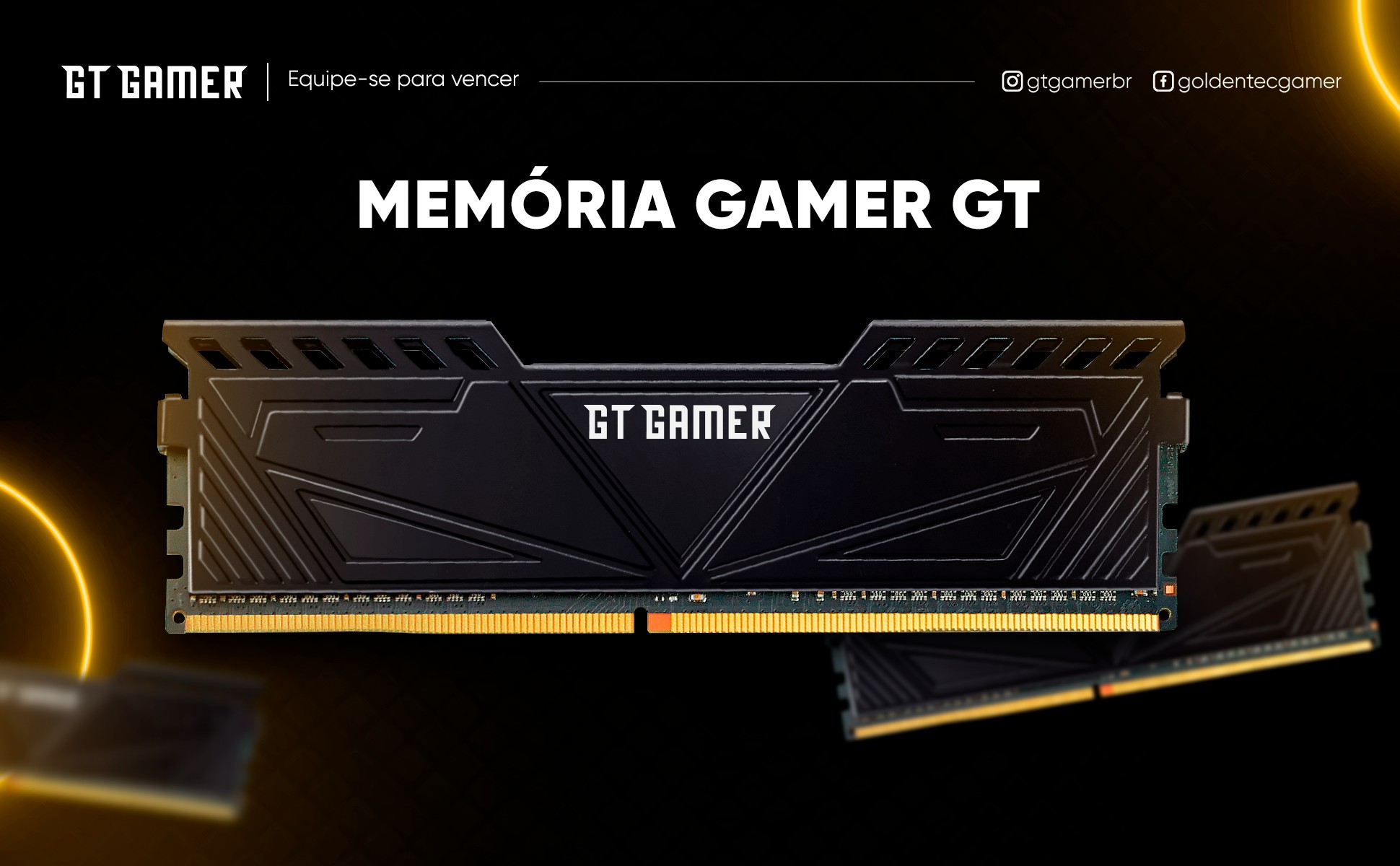 Memória Gamer DDR3 Goldentec